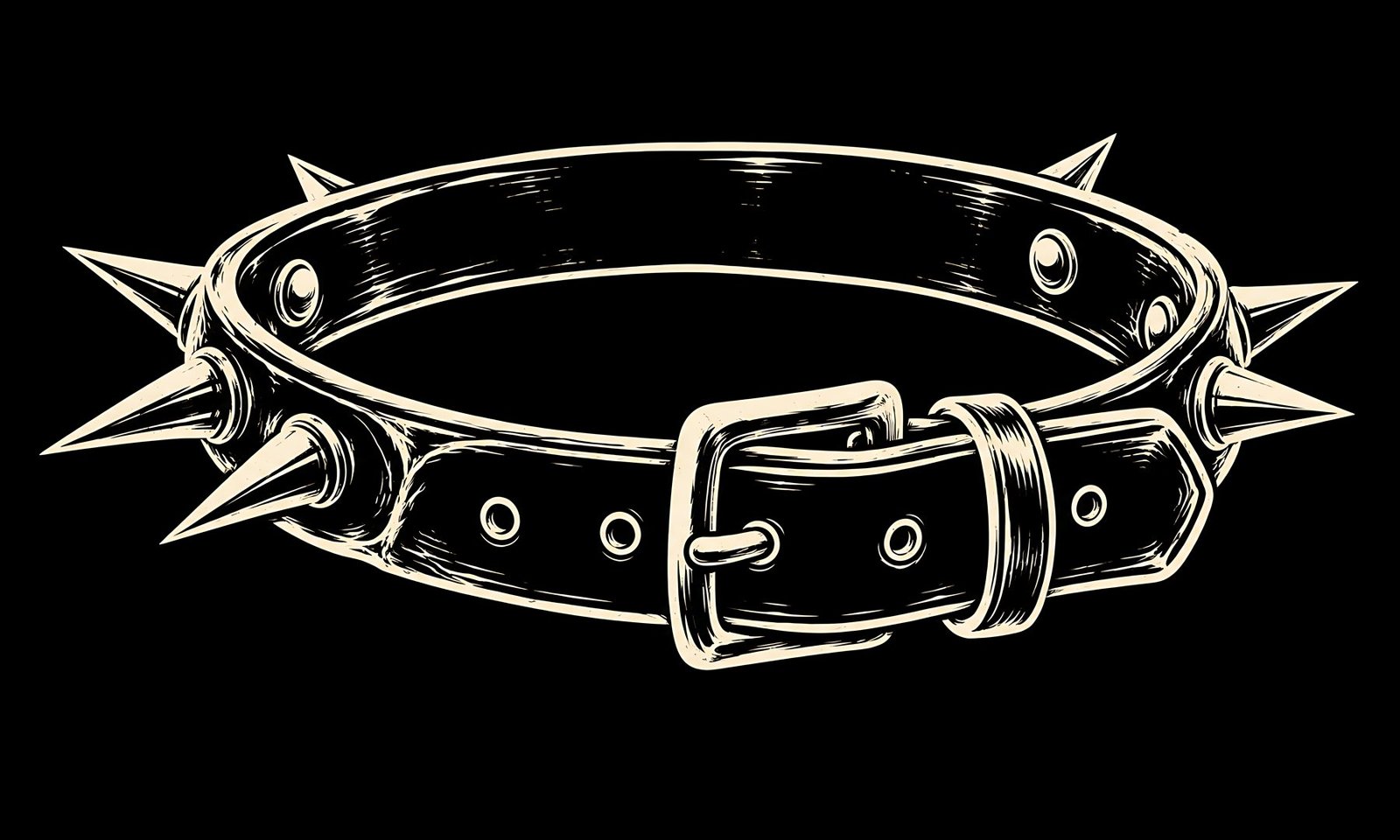 Collar de púas